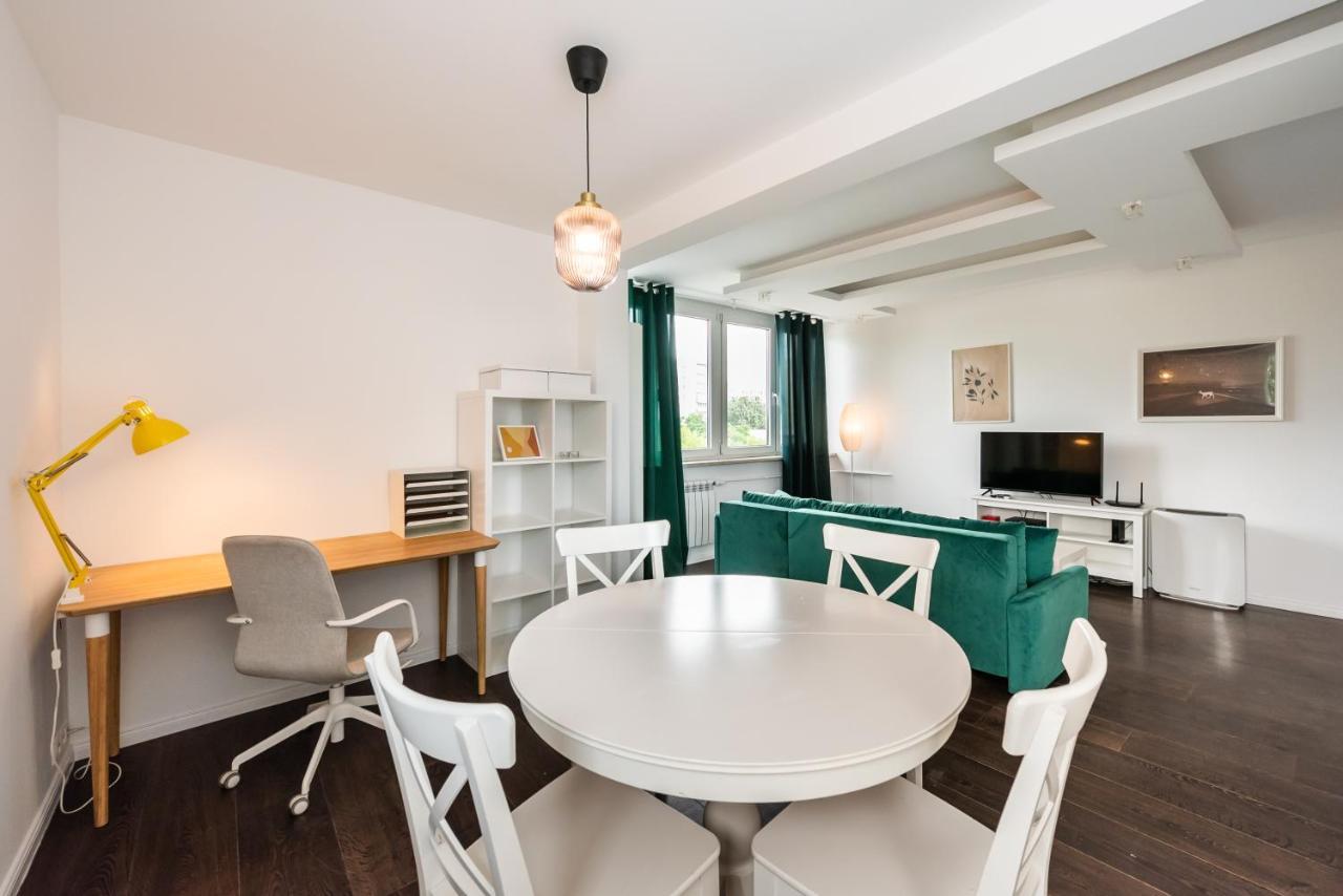 Saska Kepa Green Apartment Warsaw Exterior photo